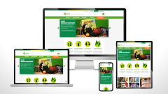 Oxfam Shops Startseite auf verschiedenen Mobilgeräten