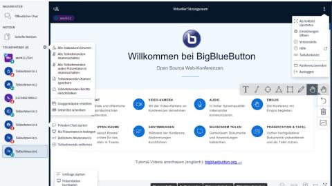 Screenshot BigBlueButton