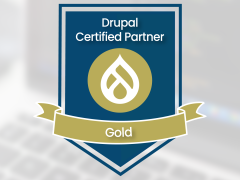 Badge "Drupal Certified Partner Gold"