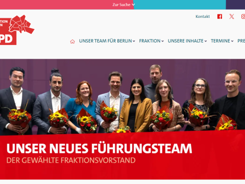 Screenshot Webseite spdfraktion-berlin.de